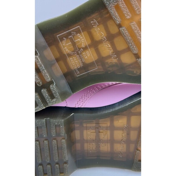 Doc Dr Martens 1460 Light Pink Patent Leather Combat Boots Womens Size 10 - Picture 8 of 12